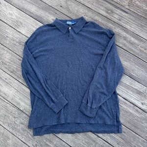 Black Polo Ralph Lauren Long sleeve polo shirt
